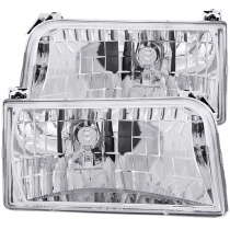 FORD F-350 1992-1996 Crystal Strålkastare Krom ANZO